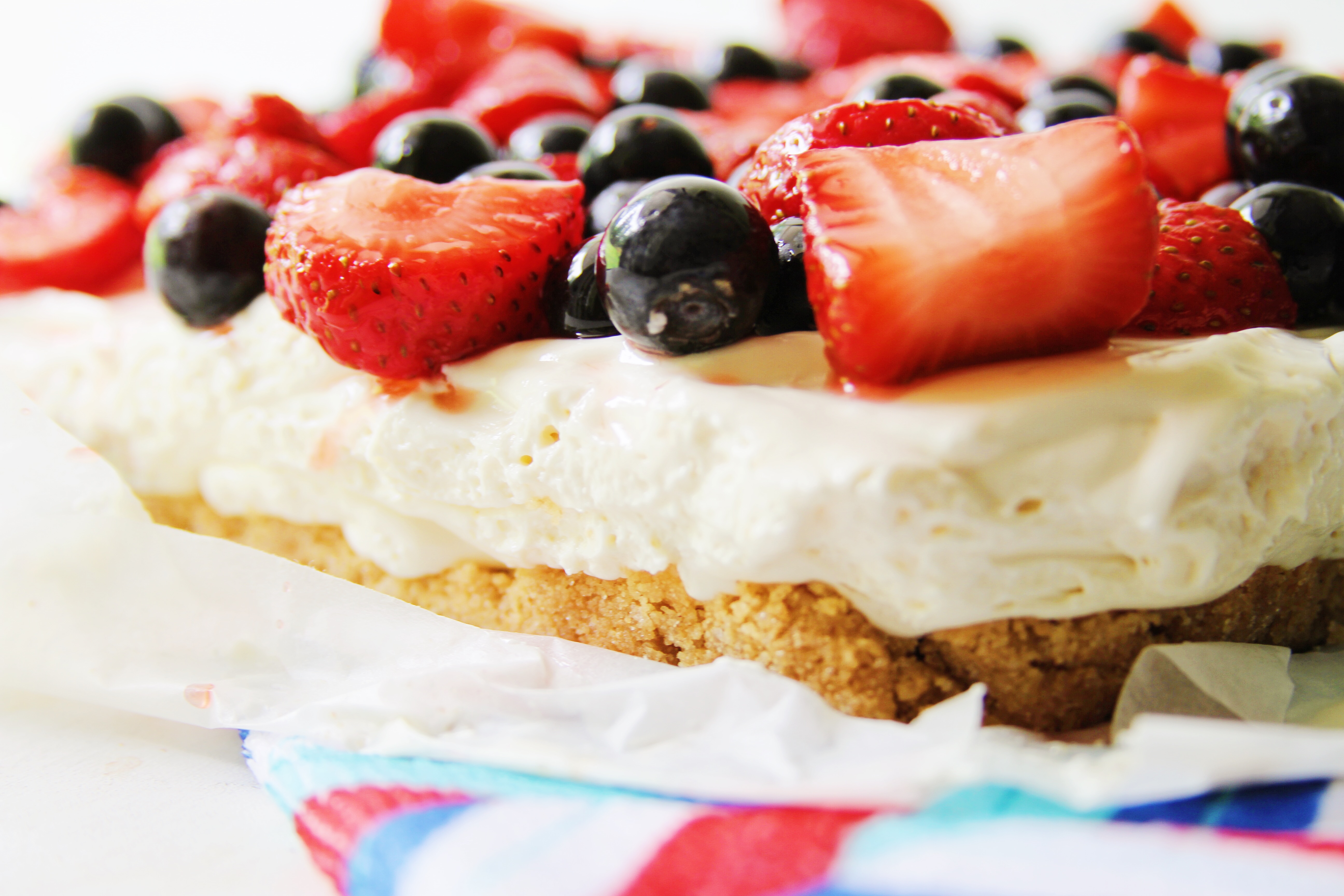 patriotic cream cheese bars